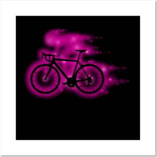 The Spirit of Cycling (pink) Posters and Art